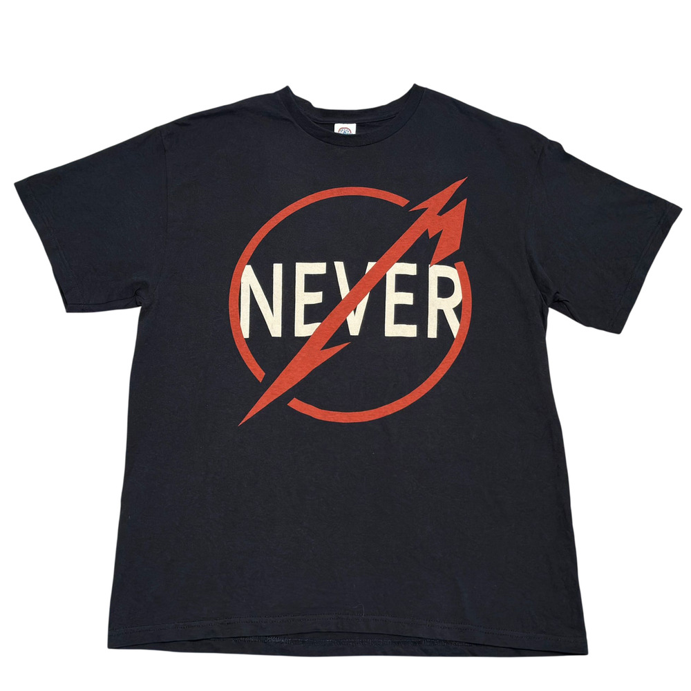 Metallica Through the Never Tubular Band Tee Mens XL Delta Pro Weight Black Red